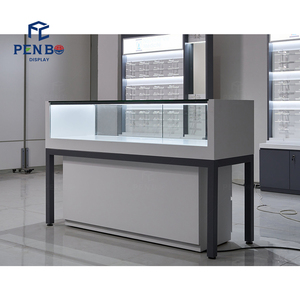 2025 אופטיקה חנות רהיטים זכוכית נשים אופטיקן קישוט ארון משקפי עץ עם מגירה ארון תצוגה זכוכית - Product Image 1