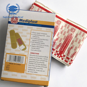 100pcs Sterile <strong>Fabric</strong> Adhesive Bandages Water Resistant <strong>Plasters</strong> for First Aid and Wound Care - Product Image 3