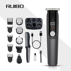 Râu Tông đơ cho nam giới chuyên nghiệp Mens râu grooming Kit t-blade Tông đơ máy cạo râu điện dao cạo mũi cơ thể tông đơ cắt tóc - Product Image 1