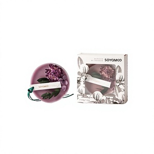 Pendentif d'aromathérapie rond en <span class=keywords><strong>cire</strong></span> de <span class=keywords><strong>soja</strong></span> mélangée, désodorisant et parfumé pour armoire, placard et maison - Product Image 1