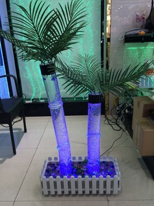Coffee shop decorazione vegetale illuminazione a led acqua bolla luce del tubo albero coffee shop mobili - Product Image 4