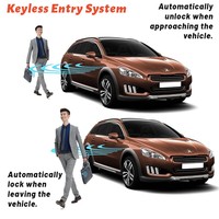 Système d'alarme de voiture unidirectionnelle Canbus OVI avec entrée sans clé, démarrage intelligent PKE, démarrage/arrêt du moteur pour Fortuner, démarreur à distance
