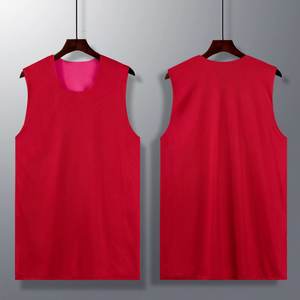 Doppelseitig tragbare Trikots für Herren und Damen, Basketball-Tops, ärmellose Sport-Trainingsweste mit locker sitzendem Sommer-T-Shirt-Set - Product Image 6