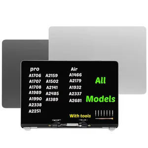 GBOLE قطع غيار مجموعة شاشة عرض LCD لـ ماك بوك اير برو A1706 A1707 A1708 A1989 A1990 A2141 A2159 A2338 A2485 A2141