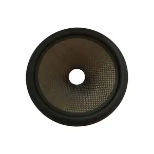 Manufacture 6 Inch Audio Speaker Parts Subwoofer Carbon Fiber With Rubber Paper Cone