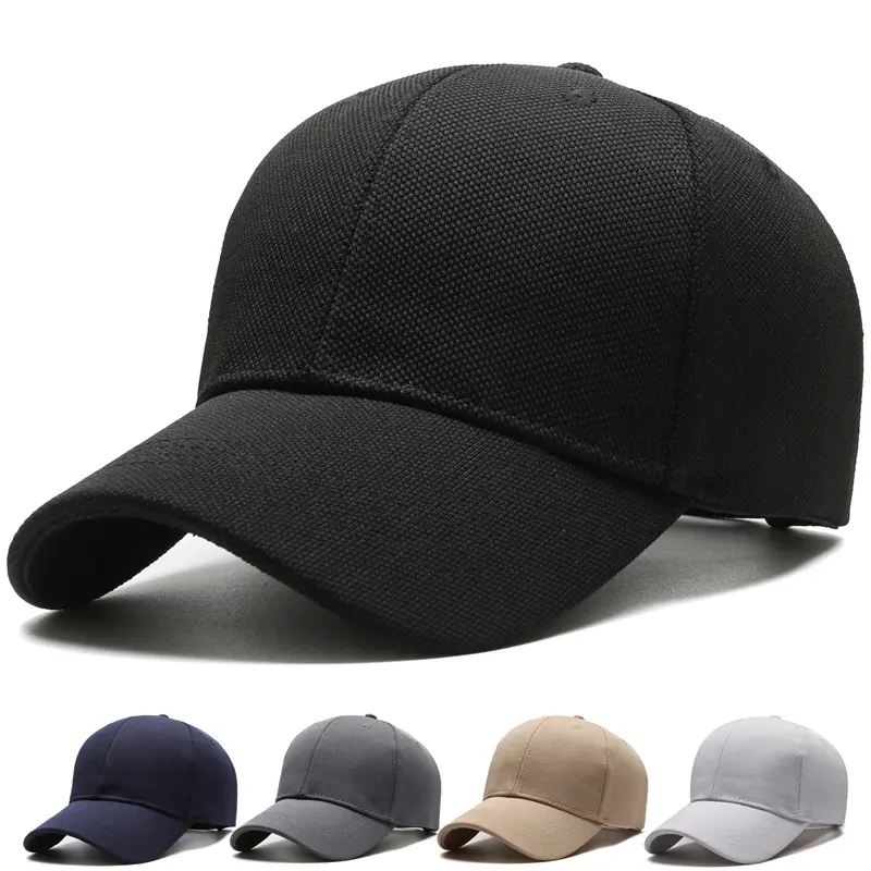 Casquettes pour hommes originales personnalisées ananas tissu simple chapeau casquettes de baseball vierges 5 panneaux