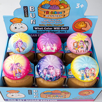 QYS Juguete Squishy Bao Realista Grupo Femenino EE. UU. Aniversario Reversible Lento Caja Regalo