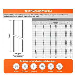 Manchon adaptateur <span class=keywords><strong>de</strong></span> refroidisseur <span class=keywords><strong>de</strong></span> turbocompresseur en silicone <span class=keywords><strong>de</strong></span> couleur/taille personnalisée pour la personnalisation et la modification - Product Image 2