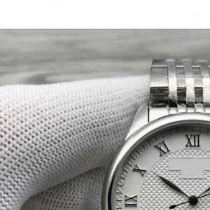 Relojes minimalistas y modernos de acero inoxidable para hombre, venta al por mayor de fábrica, con esfera redonda de cerámica de 41 mm y correa. - Product Image 4