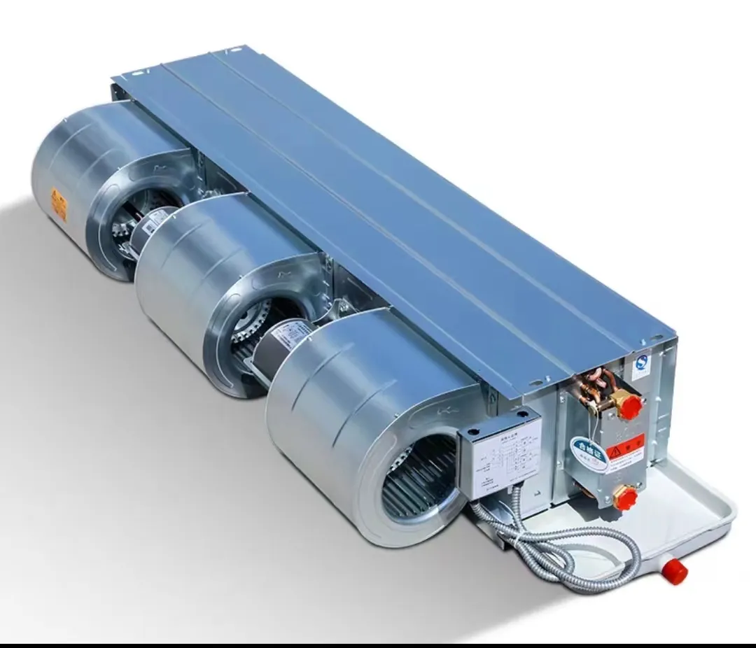 Новый коммерческий потолочный скрытый фанкойл воздуховод охлажденной воды fcu вентилятор для нагревательного охлаждения