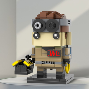 MOC7323-7326 Bloques de Construcción de Cabezas Cuadradas de los <span class=keywords><strong>Cazafantasmas</strong></span>: Peter Venkman, Egon Spengler, Winston Zeddemore, Raymond Stantz, Juguetes para Niños - Product Image 2