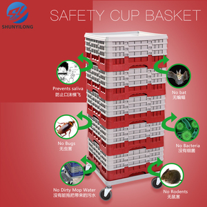 Séchoir commercial en plastique pour restaurant, support de rangement pour microfibres, verres à <span class=keywords><strong>vin</strong></span> rouge, couteaux, bols et assiettes avec extension - Product Image 3