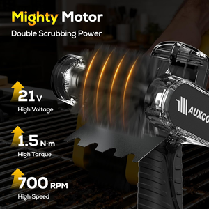 Cepillo Eléctrico Inalámbrico de 21V para Parrilla, Limpiador de 700 RPM con Rodillo y Luz LED, Cabezal Apto para Lavavajillas, Herramienta de Mantenimiento para Parrillas de Gas y Carbón - Product Image 4