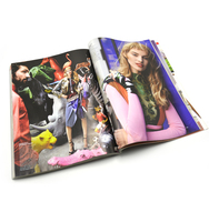 Impression de brochures et d'affiches en couleur, vente chaude, pas cher, modèles de magazines LS, conception gratuite