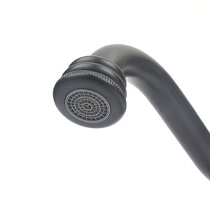 Robinet de style noir, lavabo de style européen, robinet rétro pour salle de bain, <span class=keywords><strong>eau</strong></span> <span class=keywords><strong>chaude</strong></span> et froide - Product Image 4