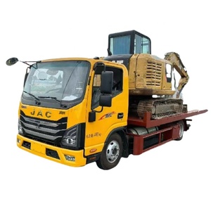 Nouveau Camion de Remorquage à Plateau Plat HOWO/JAC Diesel Manuel de 5 Tonnes pour le Secours Routier et la Livraison de Marchandises - Product Image 1