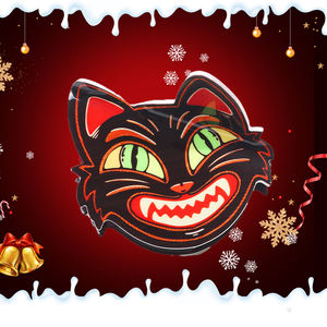 Griffes de cheveux d'Halloween européennes et américaines personnalisées griffes de cheveux de chat de dessin animé d'horreur mode grandes griffes de cheveux d'animaux - Product Image 1