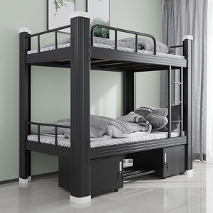 Litera para dormitorio con armario, litera barata de acero duradero para dormitorio - Product Image 3