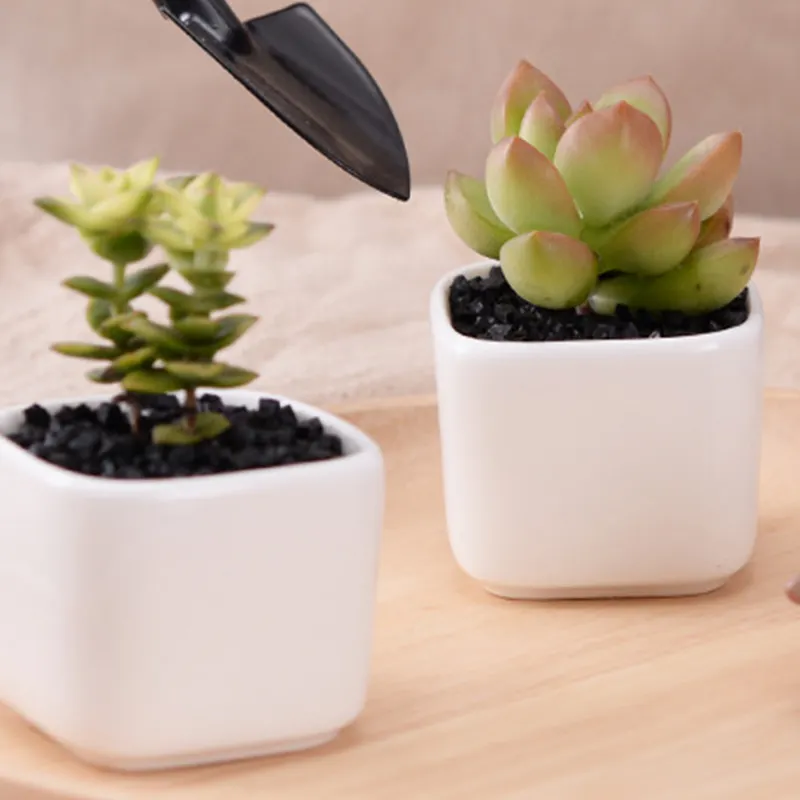 Mini Kunstmatige Keramische Vetplanten Planten Pot Artificialplant Pot Decor Slaapkamer Esthetische Bureau Kantoor Decor