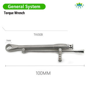 Clé dynamométrique dentaire 10-50 Ncm pièce à main à cliquet avec contre-angle pour implant prosthodontie chirurgie laboratoire 7mm pilote - Product Image 2