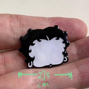 Spilla in metallo smaltata a forma di conchiglia con personaggio dei cartoni animati Betty Big Boy, all'ingrosso - Product Image 4