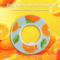 Anneaux aromatisés créatifs et amusants pour gobelets, outil de boisson magique avec paille, diverses saveurs de fruits, anneaux aromatiques zéro calorie