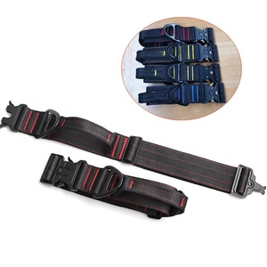 2 "de ancho acolchado resistente hebilla De Metal ponderado cinturón grande entrenamiento De Perros táctico Collar de perro para mascota grande con mango - Product Image 1