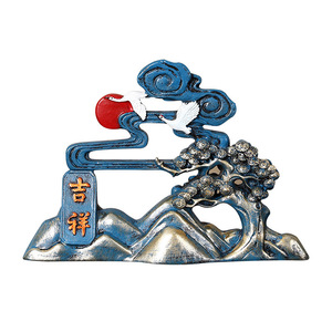 เครื่องประดับเรซิ่นจีนศิลปะลึกลับ 7147P ของตกแต่งมงคลสำหรับบ้าน สำนักงาน ตกแต่งเสริมความมั่งคั่ง - Product Image 5