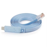 2025 plus récent câble de données USB Type C RJ45 de 3e génération 1.8M de longueur compatible Cisco vitesse 500kbps pour tablettes/téléphones/ordinateurs portables tresse en PVC