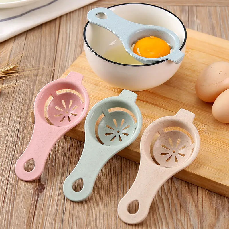 Wheat straw egg white separator Egg strainer Kitchen baking egg strainer.Z0871