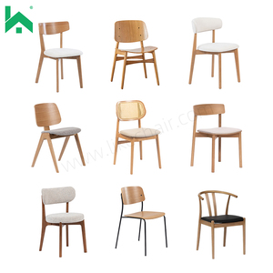 Kursi Makan Kayu Nordik Mewah Berkualitas Tinggi untuk Restoran Modern, Perjamuan, atau Penggunaan Apartemen - Product Image 5