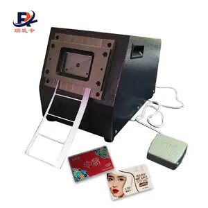 중국 공장 가격 CR80 PVC 카드 시트 RFID 인레이 절단 기계/펀칭 장비