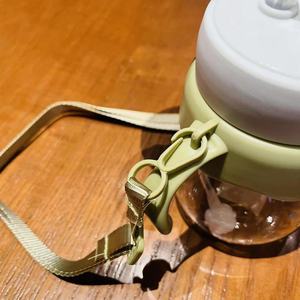 Bébé bébé mignon bébé apprenant à boire de l'eau avec embout buccal bouteille <span class=keywords><strong>d</strong></span>'eau portable avec poignée et sangle - Product Image 6