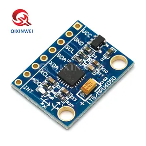 QXW GY-521 MPU-6050 MPU6050センサーモジュール3軸ジャイロスコープ加速度計センサー6DOF GY-521 MPU6050モジュール