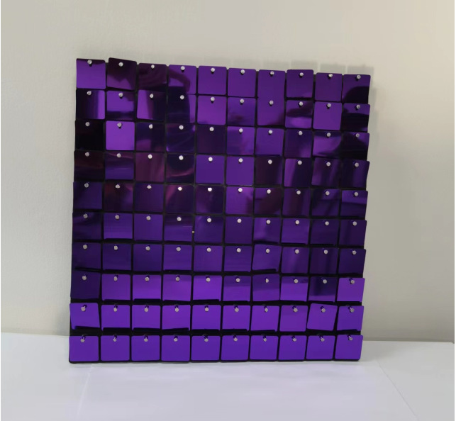 Square mirror purple