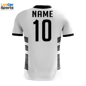 Nouvel uniforme de football Leocor Sports unisexe, design personnalisé, impression par transfert thermique, tissu Spandex/Polyester 240g, logo personnalisé - Product Image 2