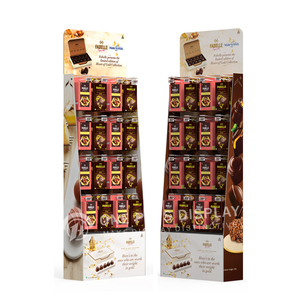 Có thể gập lại thân thiện với môi trường các tông siêu thị kệ trưng bày sàn cho các sản phẩm lễ hội đồ ăn nhẹ thông thường-Có thể tùy chỉnh cho - Product Image 4