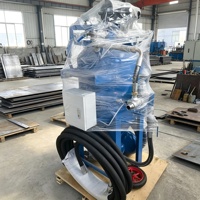 Machine de sablage industriel avec contrôle de pression réglable pour la préparation de surfaces d'acier