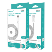 Câble de téléphone personnalisé en usine, ligne de charge, boîte de suspension de produit, emballage pour câbles de données usb