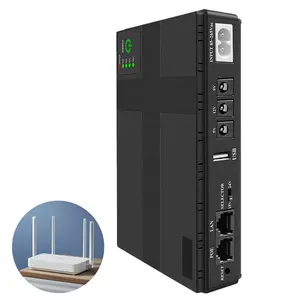 AC To DC Mini Ups Wifi Router Monitoring System Poe Output 5v 9v 12v 15v 24v Mini Ups