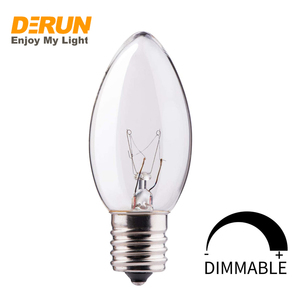 C7 C9 kỳ nghỉ nến chuỗi Bóng Đèn 7W 15W E17 đỏ xanh xanh vàng đầy màu sắc giáng sinh trang trí bóng đèn sợi đốt, INC-C9 - Product Image 3