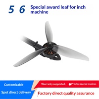 Tenfly Hochleistungs-Propeller aus Langlebigem Kunststoff mit Fernbedienung 5 Zoll/6 Zoll Drei-Blatt CW CCW 5045/6045 Racing FPV Propeller für Drohnen