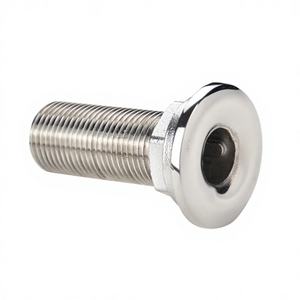 1-Inch Stainless Steel All-Thread <b>Hardware</b> Fittings <b>Marine</b> Septic Tank Drain Outlet Sewage Ventilation Opening Pipe Plug - Product Image 3