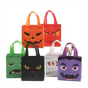 Bolsas de Regalo Reutilizables de Tela No Tejida con Asas para Paquetes de Halloween, Truco o Trato, Recuerdos de Fiesta y Obsequios - Product Image 2