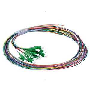 Pigtail de fibre optique de qualité télécom LWL LC <span class=keywords><strong>APC</strong></span> 9/125µm 1,5 m OS2, lot de 12, coloré, 1 m 0,9 mm LC UPC, 12 couleurs - Product Image 4