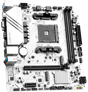 JGINYUE B350M-PLUS/ARGB M-ATX anakart masaüstü için Ryzen 2000-5000 serisi CPU EXPO <span class=keywords><strong>DDR4</strong></span> RAM SATA sabit disk için destekler - Product Image 3