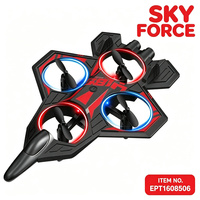 Mini drone RC acrobatique 2,4 GHz, rotation à 360 degrés, maintien d'altitude, lumière LED, vitesses rapide/lente, jouet pour enfants, quadricoptère