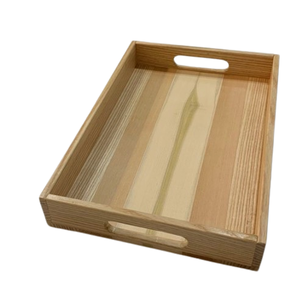 Accessoires d'ustensiles de cuisine de restaurant d'hôtel de forme unique Plateau de service en bois au design exclusif pour la décoration de la maison - Product Image 2