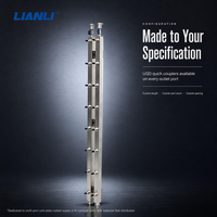 Rak Manifold Pendingin Cair, Manifold Pendingin untuk GPU, Cold Plate Server Rack, Data Center, CDU, UQD, Port Quick Disconnect