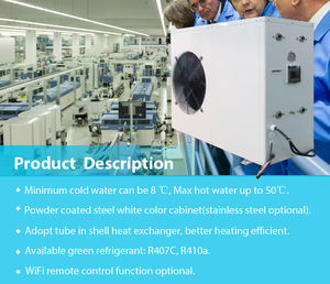 R290 Dc Inverter Source d'air Pompe à chaleur Monobloc High Cop Haute efficacité Électrique 8kw Ménage Central Refroidissement Dhw Pompe à chaleur - Product Image 6